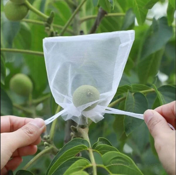 50 PCs । Reusable Fruit Protection Nylon Net Bag  Small (10×15 cm) । CN-42